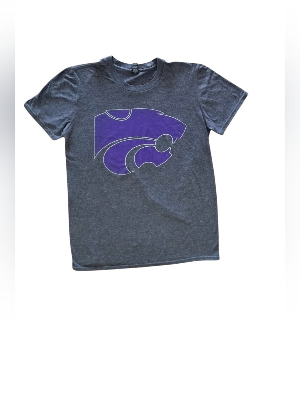 Wildcats Purple Logo T-Shirt – Charcoal Gray Tee M